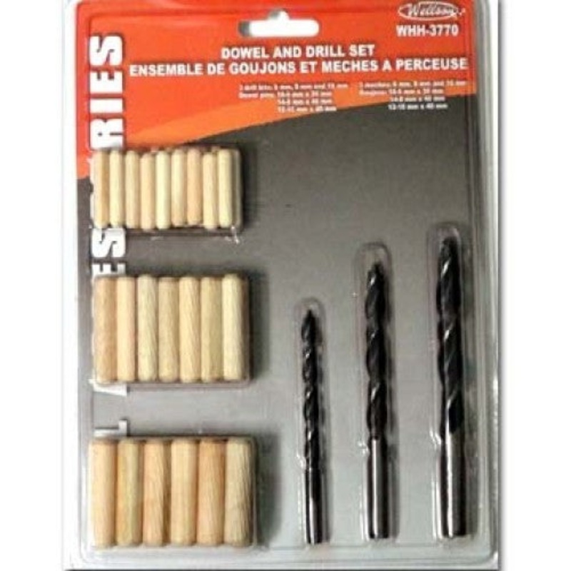 WHH-3770 – DRILL BIT 3PC/SET 6MM/8MM/10MM DOWEL PINS ASSORTED SIZES