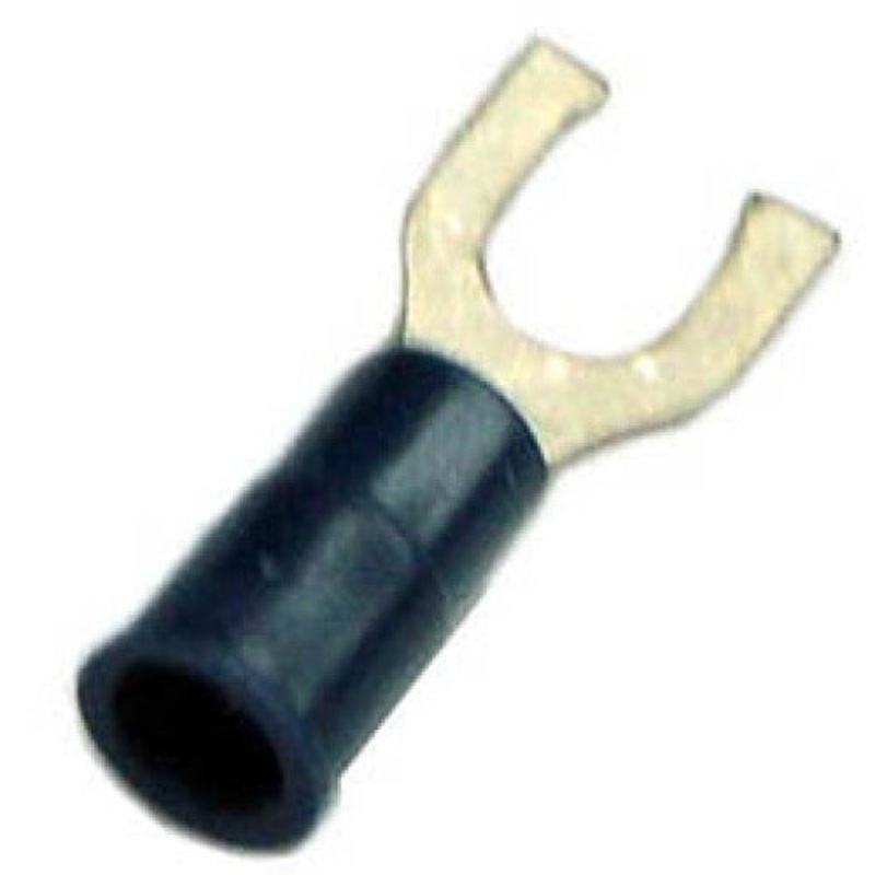 10-114 – SPADE TERM BLU #10 16-14AWG ID-5.3MM WIDTH-9.4MM (100 pcs/pkg)