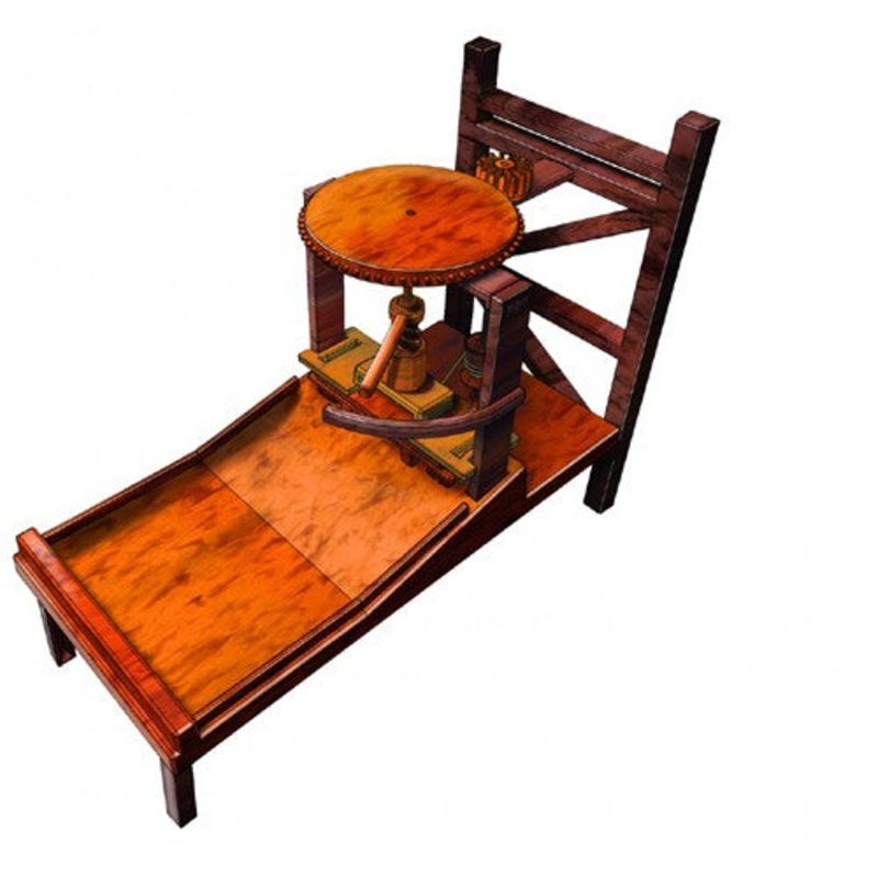 61004 – PRINTING PRESS LEONARDO DA VINCI MODEL KITS