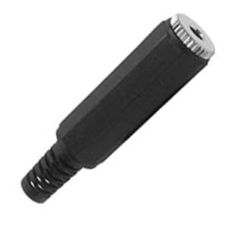 AC1022M – AUDIO JK 3.5 MONO IL BLK STRAIN RELIEF
