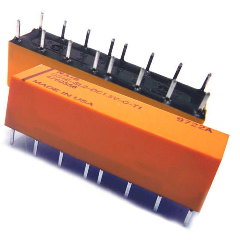 DS4E-SL2-DC1.5V-C-T1 – RELAY DC LATCH 1.5V 4P2T 16P PCMT 2A/250VAC