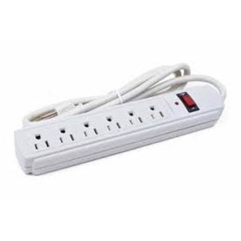 LTS-6MS – POWER BAR 6 O/LET 10FT CORD 90J SURGE