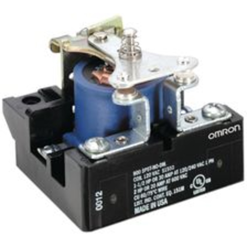 MGN1A-DC12 – RELAY DC 12V 1P1T 30A 4P SQR SCR NO 30A/125VAC/240VAC 20A/600VAC