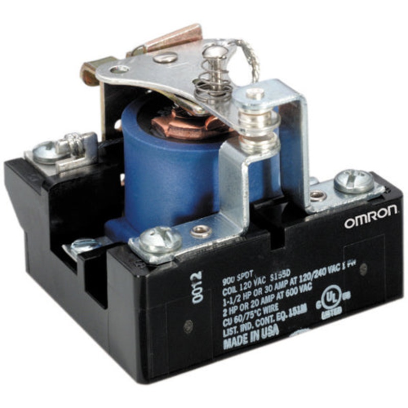 MGN1C-AC24 – RELAY AC 24V 1P2T 30A 5P OPEN SC 30A/125VAC/24-VAC 20A/600VAC