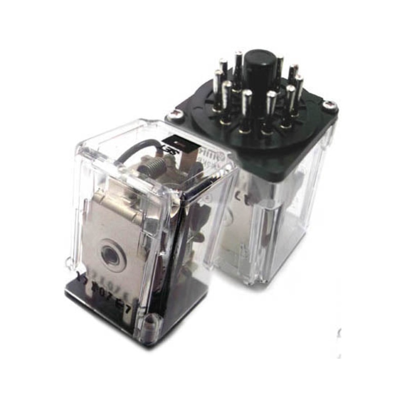 MK2KP-UA-DC12V – RELAY DC 12V 2P2T 5A 11P ROUND 5A/220VAC DUAL COIL WITH RESET
