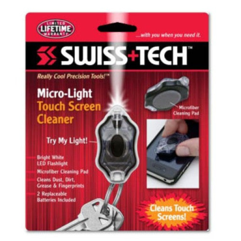 MLCSBK-TSC – FLASHLIGHT WHITE 1LED W/CLEANER FOR TOUCH SCREEN 2 CR1616 INCLUD