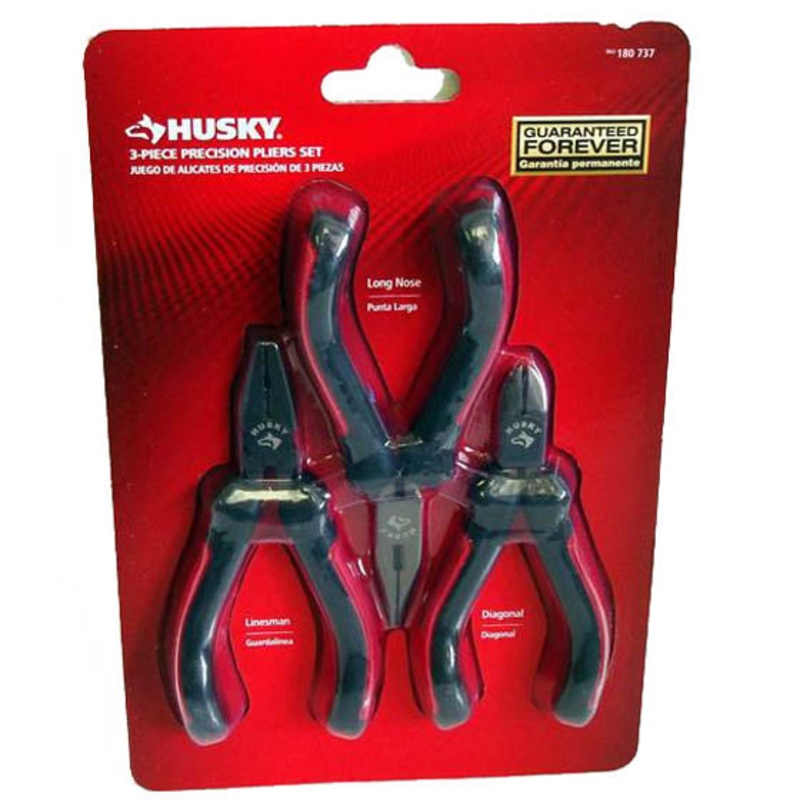 180737 – PLIERS MINI SET OF 3 PCS LONG NOSE/DIAGONAL/LINESMAN