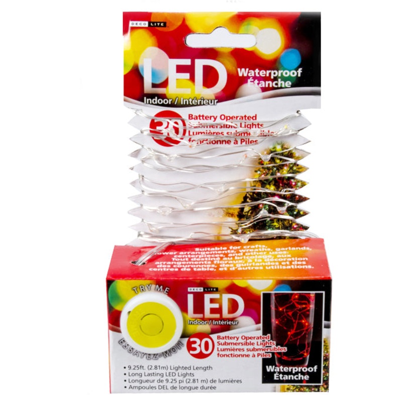 40338 – LED FLEXIBLE STRIP SUBMERSIBLE 5FEET 30 LEDS ASSRTED COLOR 9.2F