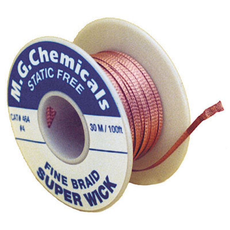 426-10 – SOLDER WICK #4 BLUE 2.5MM 5FT RA ROSIN (10 pcs/pkg)