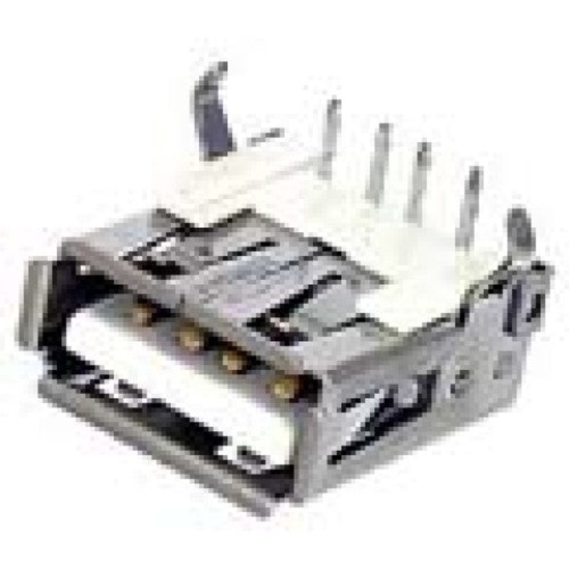 787616-1 – USB CONN A FEM PCRA SHIELDED BLK
