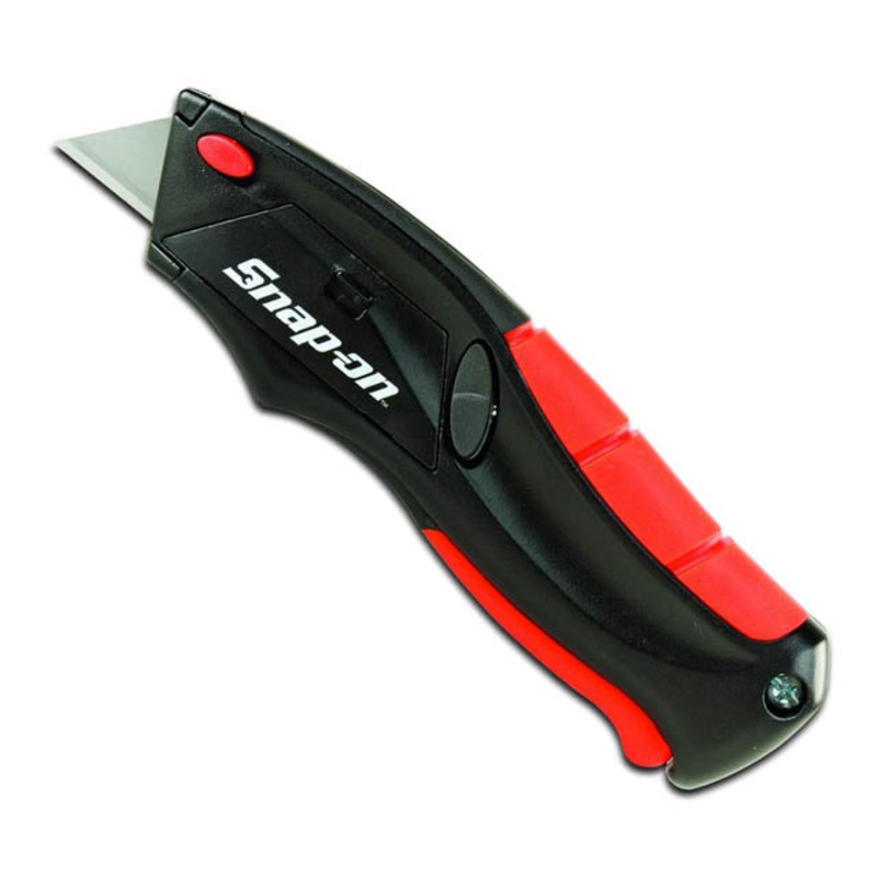 870388 – KNIFE UTILITY W/6 BLADES SQUEEZE LEVER TO EXTEND KNIFE