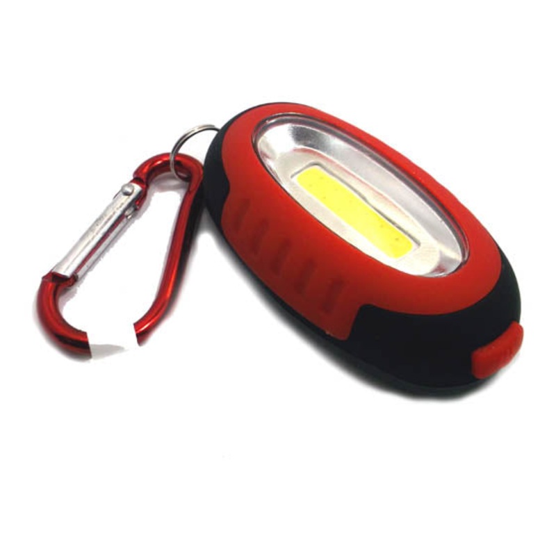 KC-100 – FLASHLIGHT WHITE WITH KEYCHAIN INCLUDED 2 CR2032 BATTERIES