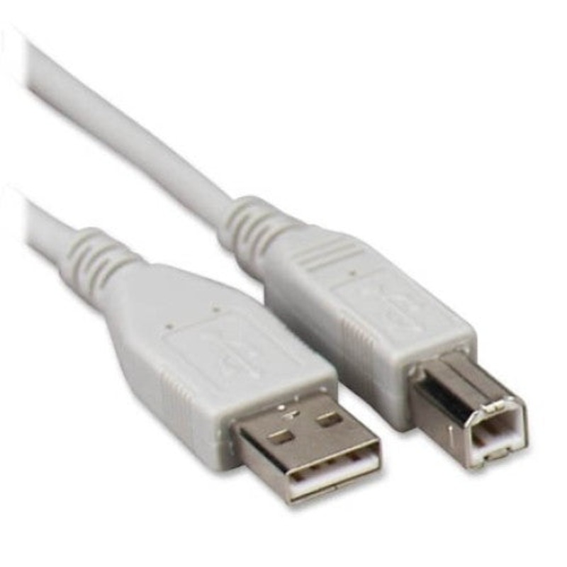 USB1AB10 – USB CABLE A-B MALE/MALE 10FT GRY VERSION 2.0