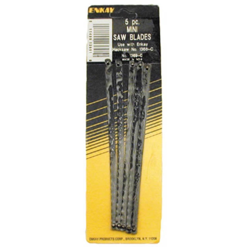 1369-C – HACKSAW 6IN MINI BLADES  (5 pcs/pkg)