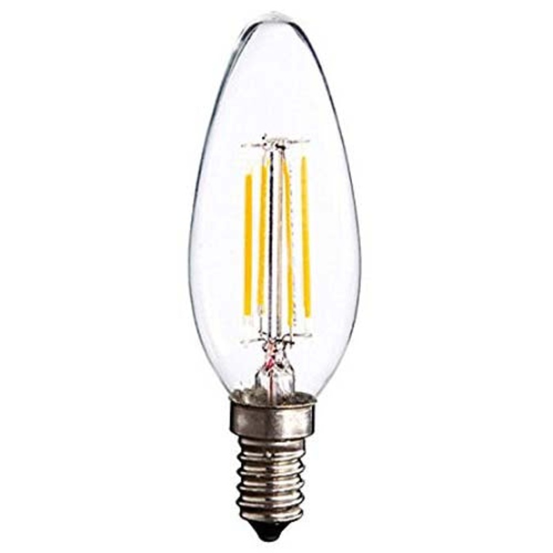 300159 – BULB VINTAGE SCREW 130V C35 E12 CLEAR 140LUMENS 3000HRS 40WATTS