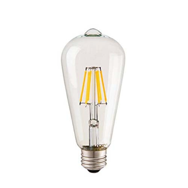 300162 – BULB VINTAGE SCREW 130V ST64 E26 CLEAR 180LUMENS 3000HRS 60W