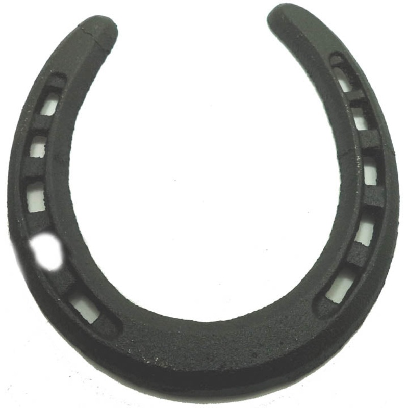 51.679 – HORSE SHOE BLACK 13X12X.8CM LARGE