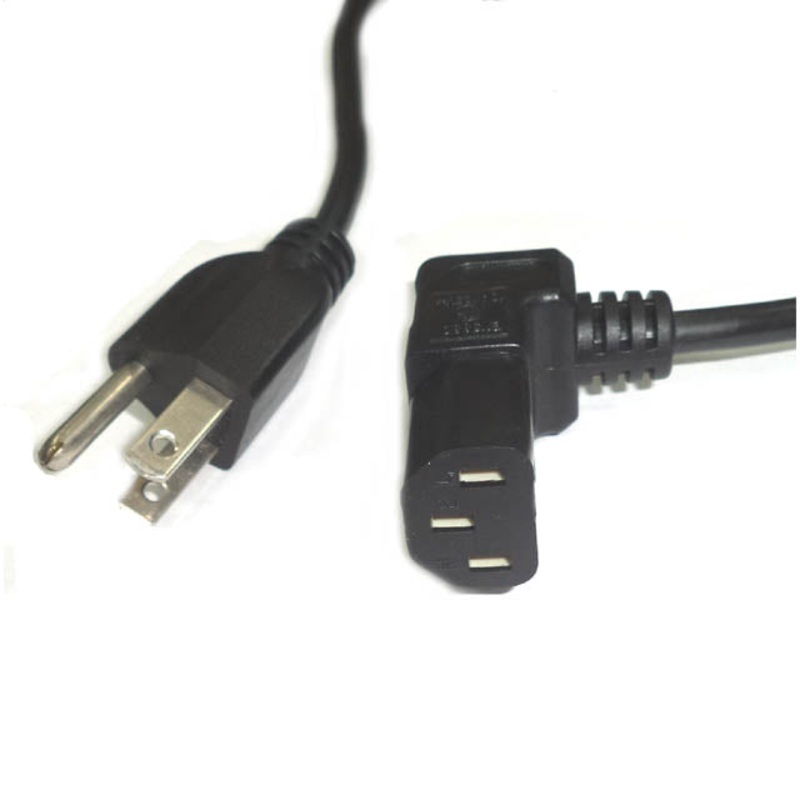 6193 – INST CORD 3/18 6FT RND RA RECTAP VERTICAL INSERT SVT 10A/125V BLK