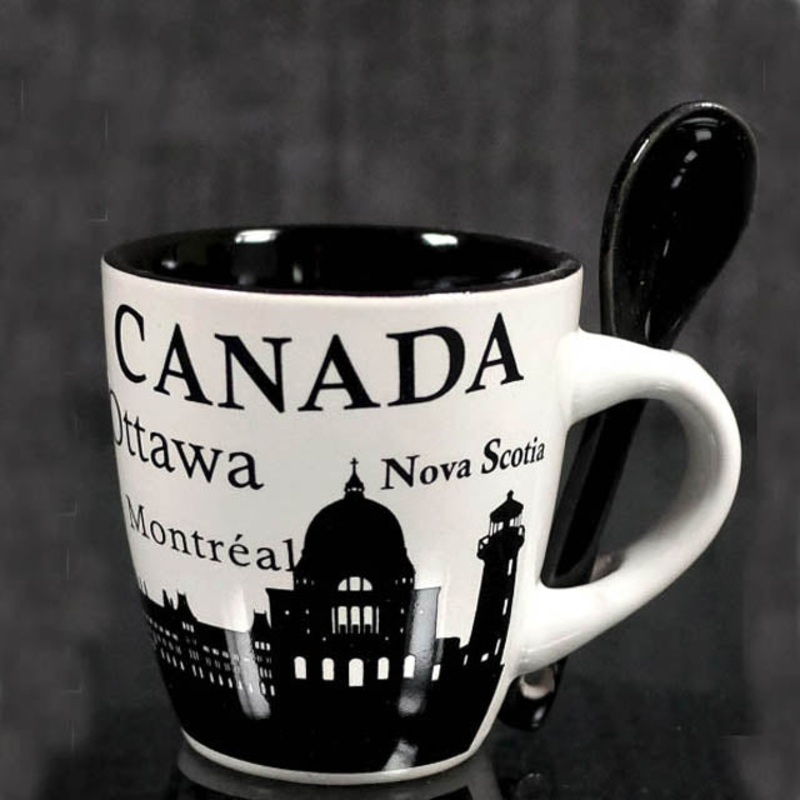 642 – CANADA ESPRESSO CUP AND SPOON