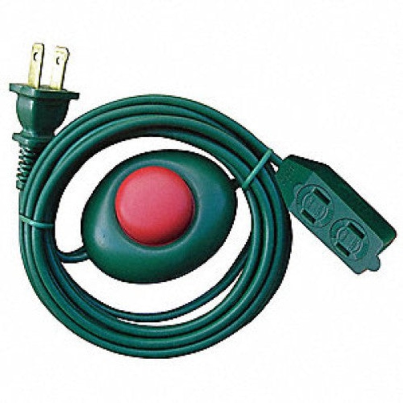 701686 – EXTENSION CORD 2/16 9FT W/FOOT SWITCH BLACK 13A 125V 1625W