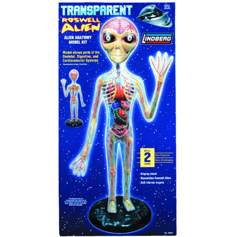 76014 – TRANSPARENT ALIEN ANATOMY MODEL KIT