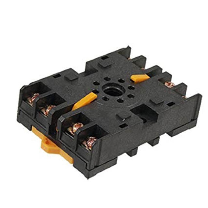 P2CF-08 – RELAY SOCKET 8P RND SCREW 10A 250V DIN RAIL/CHMT
