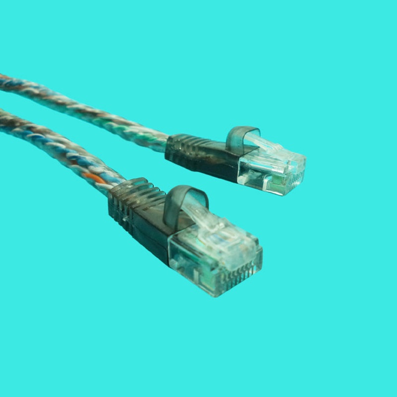 RA-LAN-C6-25F-V1 – PATCH CORD CAT6 TRANSPARENT 25FT SNAGLESS