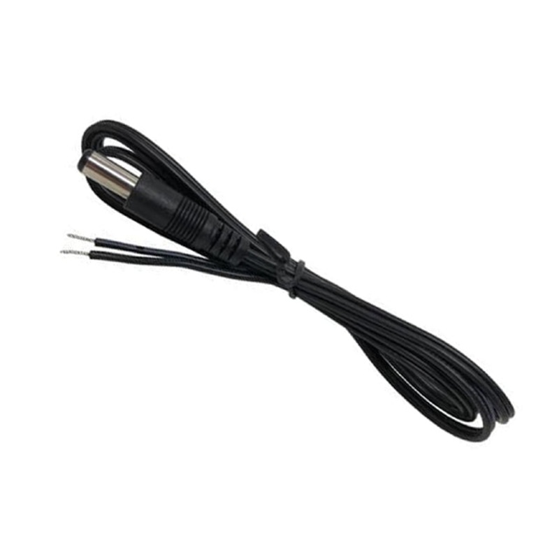 WCW-6200 – DC WIRE 20AWG BLK/WHT PAIR 6FT W/1.7X4X8.4MM PLUG