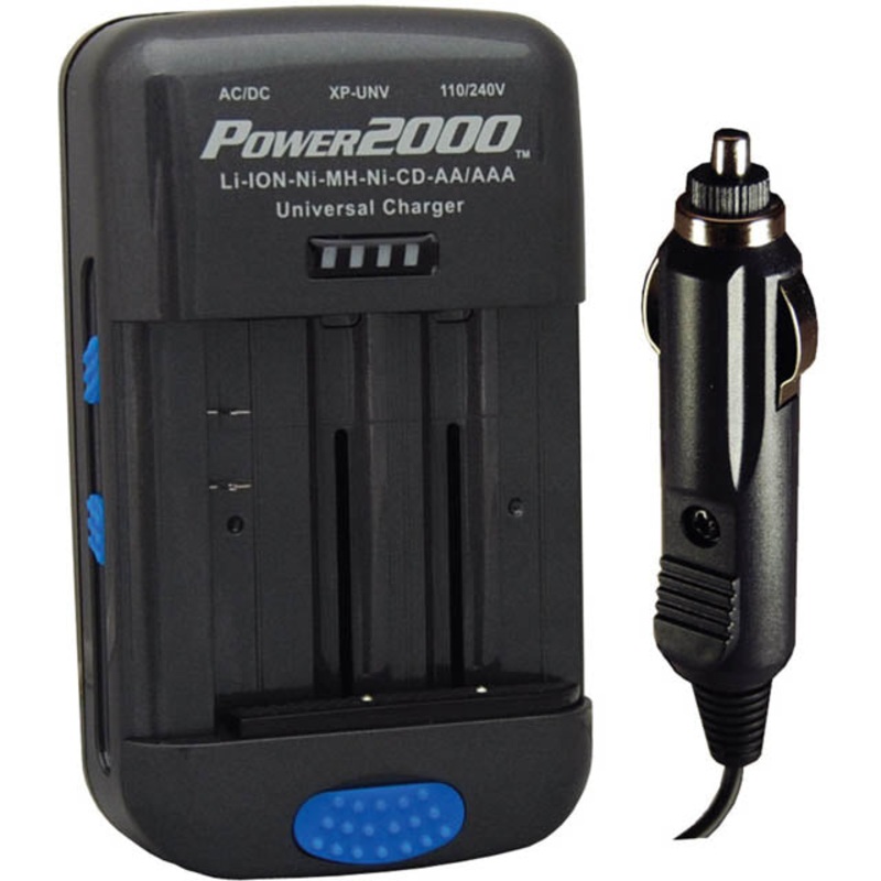 XP-UNV – BATTERY CHARGER UNIVERSAL AA/AAA WITH CIGLIT PLUG & USB OUTLET