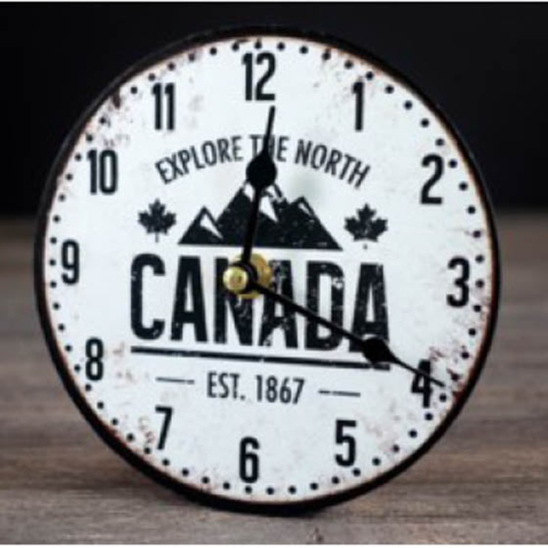 01230 – CANADA SOUVENIR CLOCK EXPLORE THE NORTH CANADA
