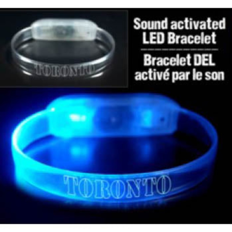 02003 – TORONTO SOUVENIR LED BRACELET SOUND ACTIVATED