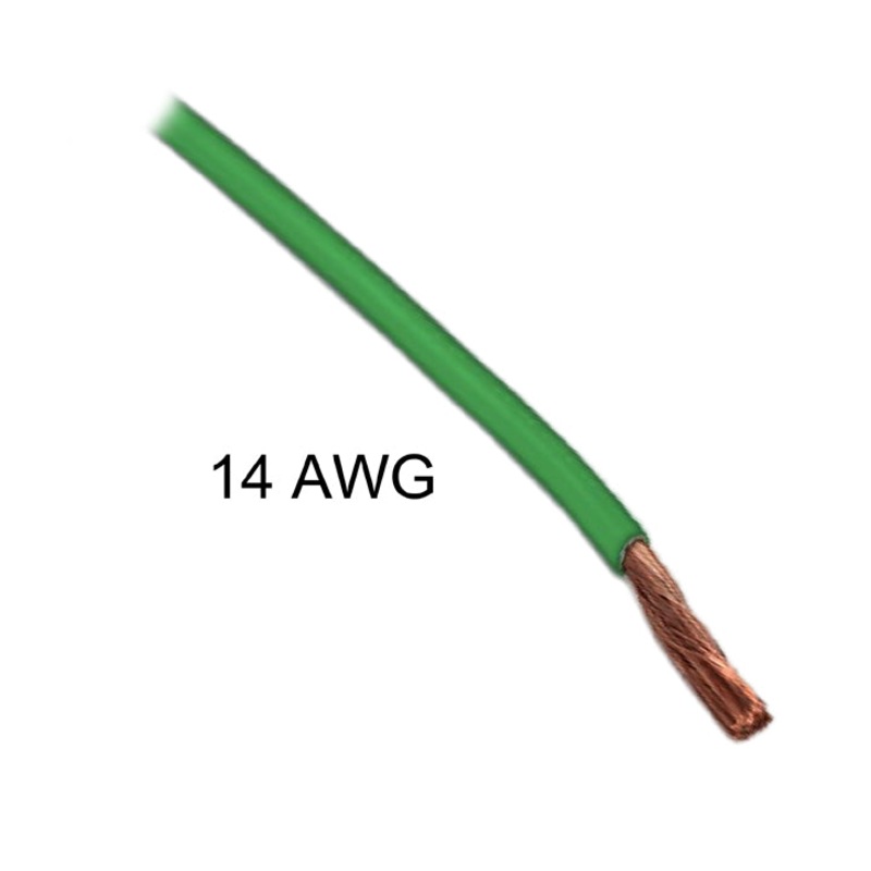 50143 – WIRE AUTOMOTIVE 14AWG 6M GRN 12V STRANDED