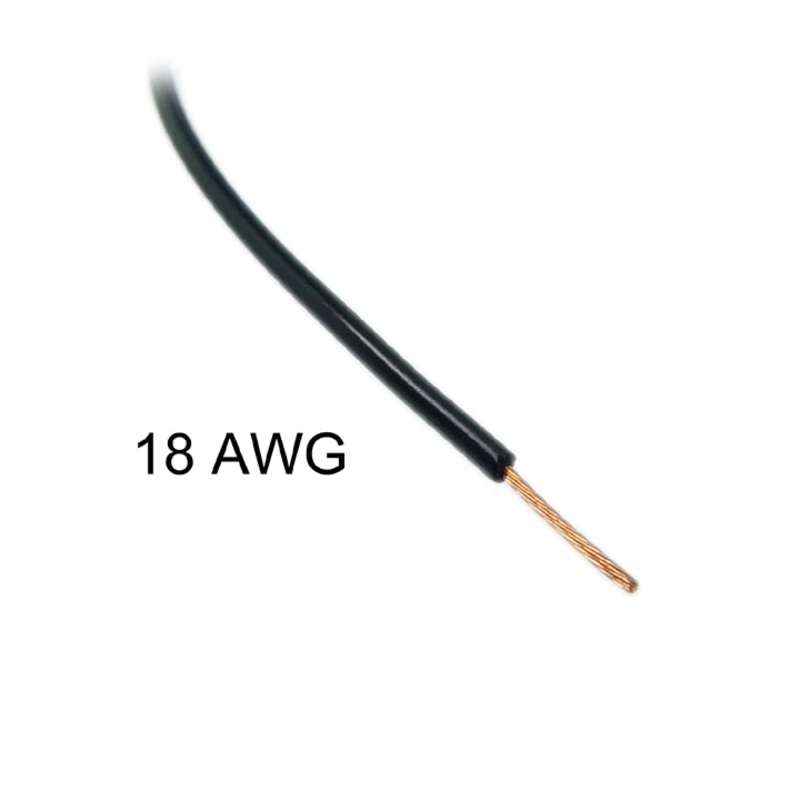 52187 – WIRE AUTOMOTIVE 18AWG 30M BLACK 12V STRANDED