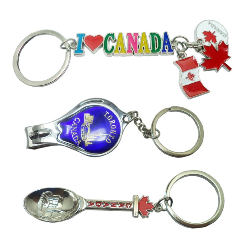 KC-255/ KC-204 – CANADA SOUVENIR KEYCHAIN ASSORTED DESIGN