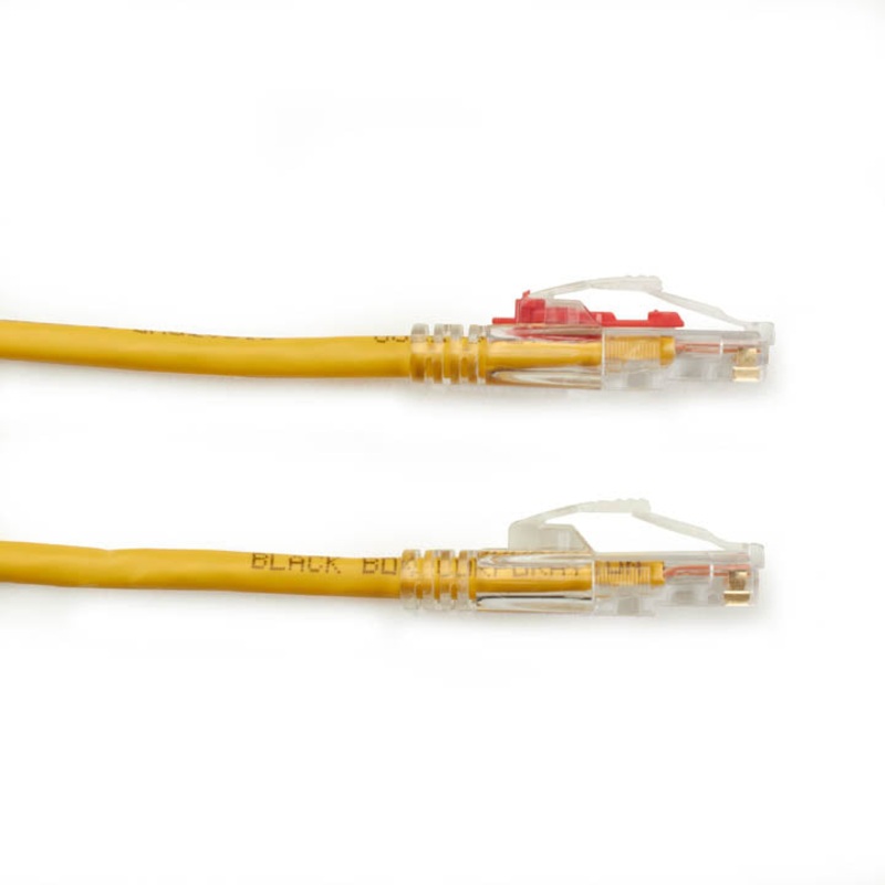 LUTP-4P6-7YEL – PATCH CORD CAT6 YELLOW 7FT LOCKABLE CABLE