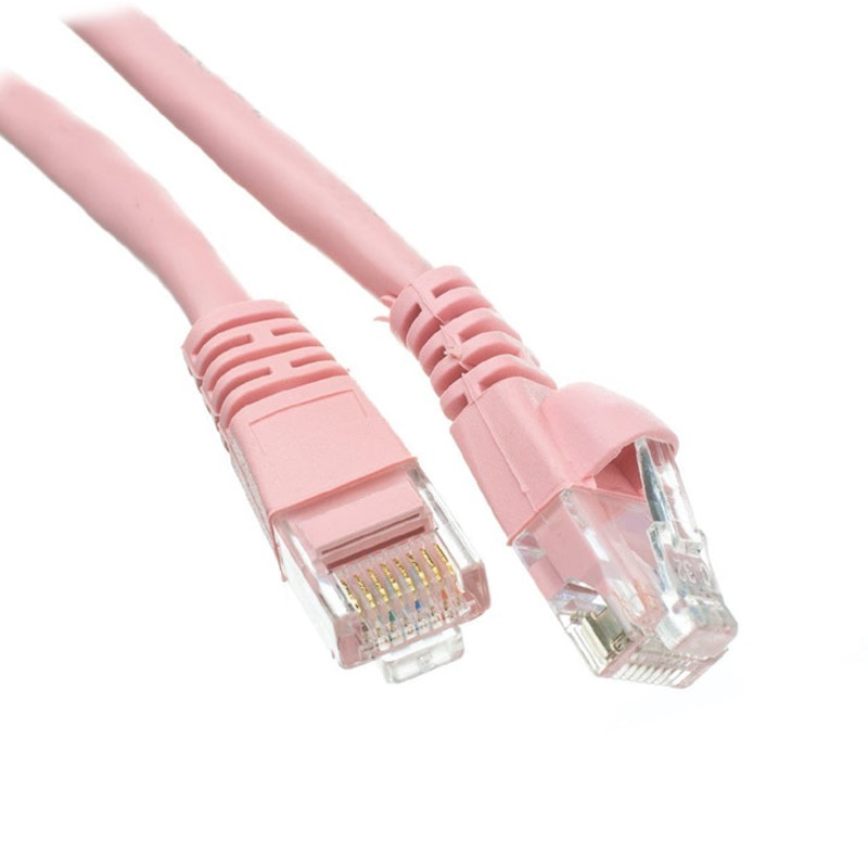 MUTP6-3PKB – PATCH CORD CAT6 PINK 3FT SNAGLESS BOOT