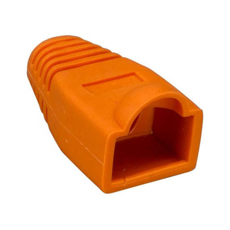 RJ45B-3 – BOOT STRAIN RELIEF RJ45 ORANGE  (5 pcs/pkg)