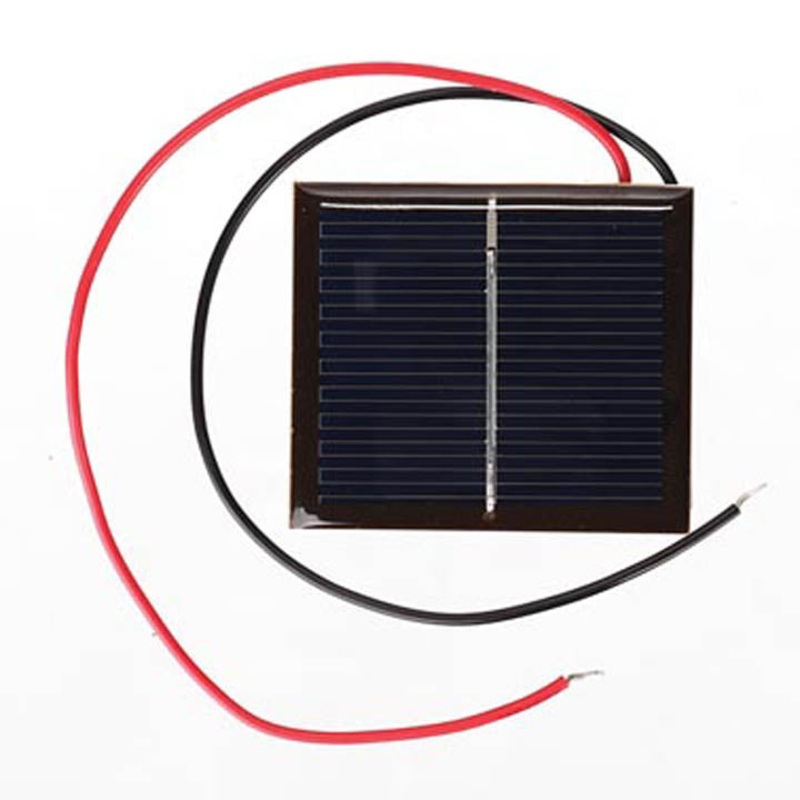 SOL3N – SOLAR PANEL 1V 200MA 1.8X1.57IN W/WIRE