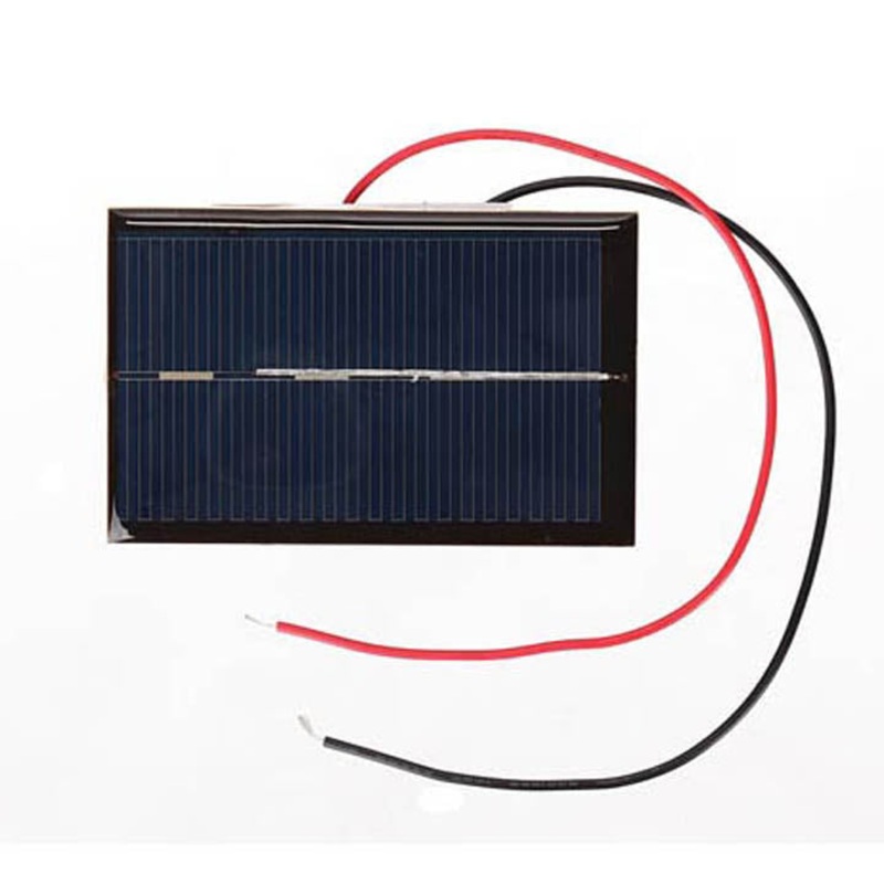 SOL4N – SOLAR PANEL 2V 200MA 2.8X1.8IN W/WIRE