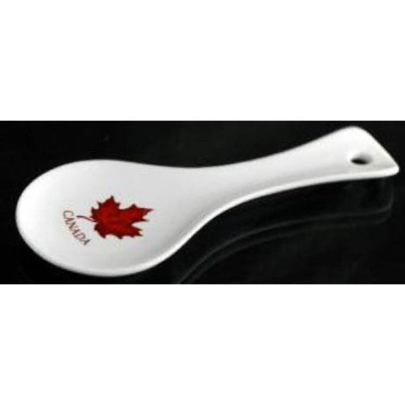 00120 – CANADA SOUVENIR SPOON REST-MAPLE LEAF 10IN