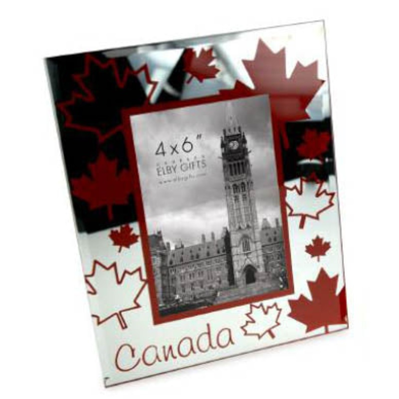 00290 – CANADA SOUVENIR PHOTO FRAME 4X6IN RED MAPLE LEAF