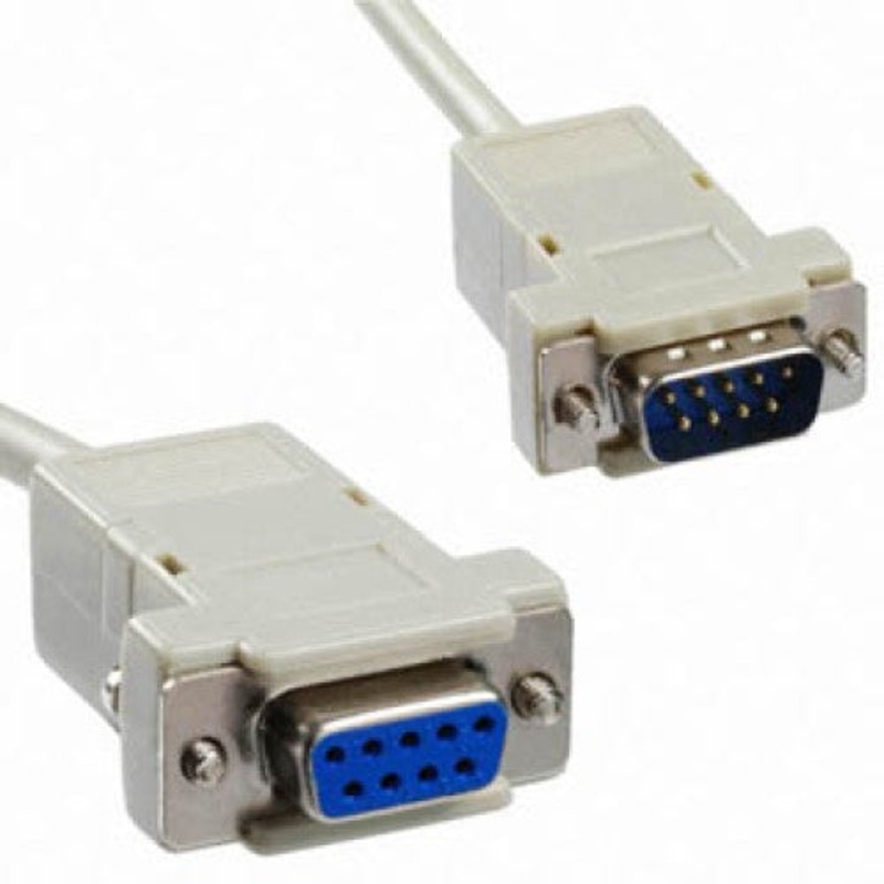 0129-1 – SERIAL CABLE EXT DB9M/F 1FT