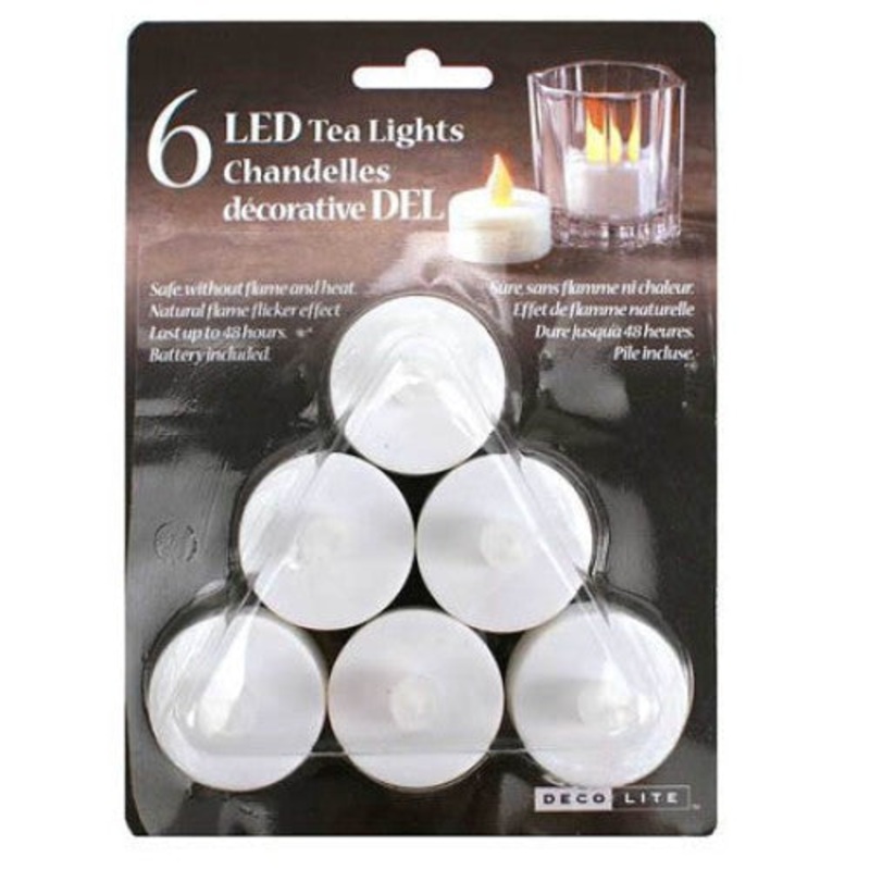 07312 – LED TEA LIGHT  (6 pcs/pkg)