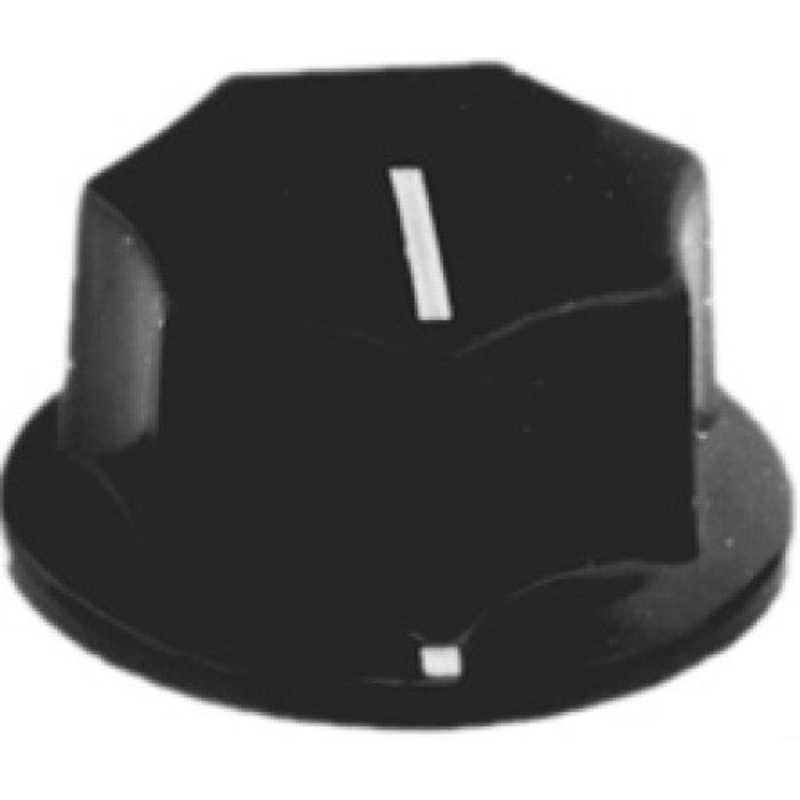 54-218-2 – KNOB 1/4IN PLAST 33MM SCREW BLACK (2 pcs/pkg)