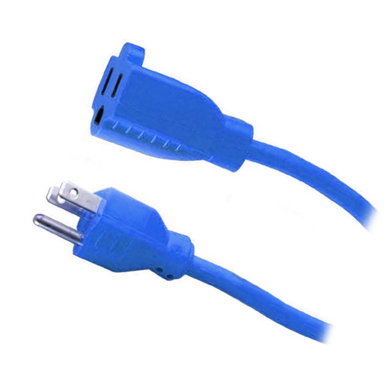 610654WC – EXTENSION CORD 3/16 8FT SJTW BLU OUTDOOR 13A 125V