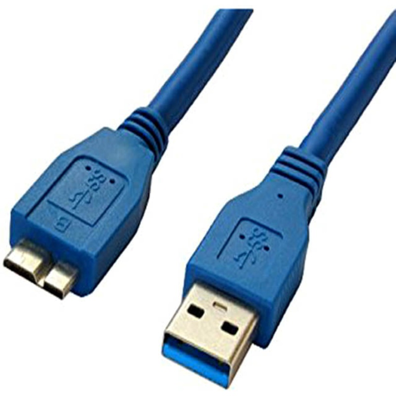 ADN-1958 – USB CABLE 3.0 A-MICRO B 3.0 M/M 15FT BLUE