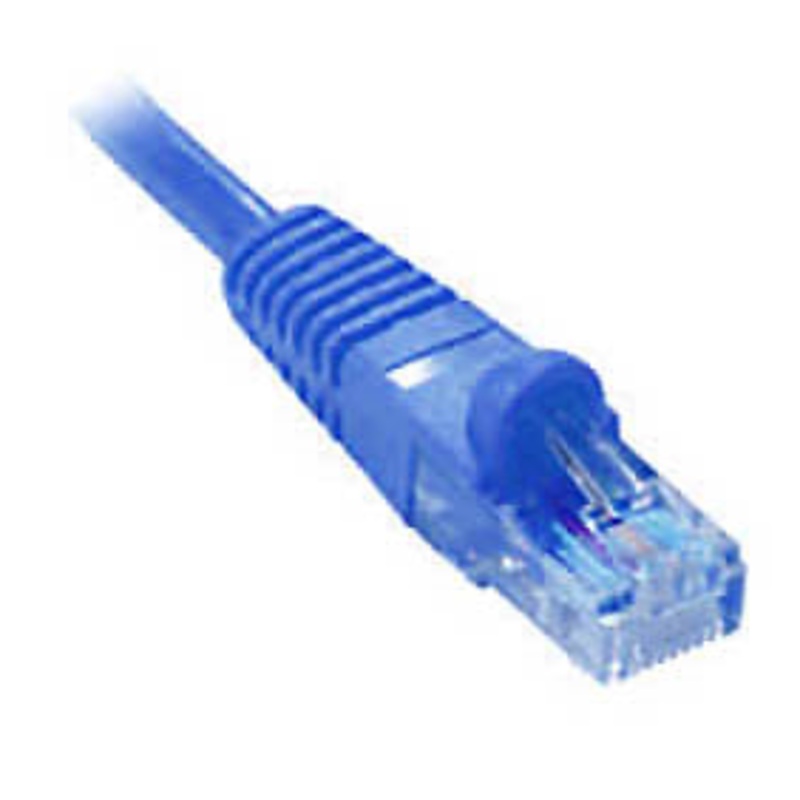 AHGE-0012A – PATCH CORD CAT5E BLU 6FT SNAGLESS BOOT