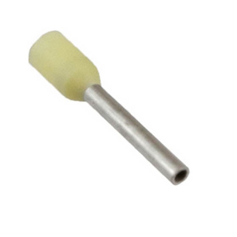 FER-24-8D – FERRULE 24AWG 8MM STEM YELLOW  (100 pcs/pkg)