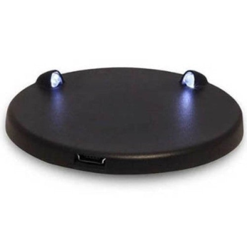 MMB2W – LED DISPLAY BASE-WHITE LIGHT USB OR 2XCR2032 BATTERY POWERED
