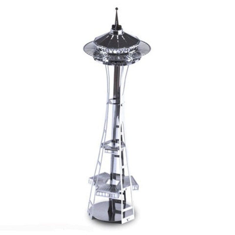 MMS014 – SEATTLE SPACE NEEDLE METAL EARTH 3D LASER CUT MODEL